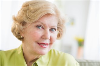 Portrait of smiling senior woman.