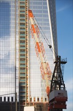 Usa, New York State, New York City, view of skyscraper construction. Photo : fotog
