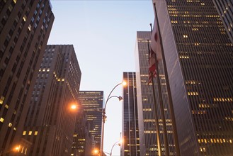USA, New York State, New York City, skyscrapers on 6th avenue. Photo : fotog