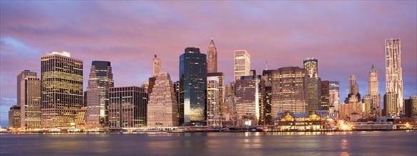USA, New York State, New York City, panoramic view of city. Photo : fotog