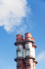 Factory chimney. Photo : fotog