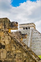 Mexico, Yucatan, Tulum. Ancient pyramids.