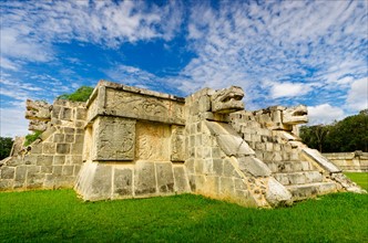 Mexico, Yucatan, Chichen Itza. Mayan pyramid.
