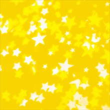 Yellow backgrounds with white stars.