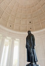 USA, Washington DC. Interior of Jefferson Memorial.