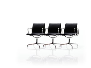 Row of corporate chairs. Photo : David Arky