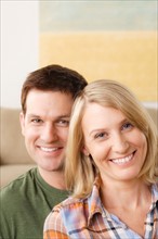 Portrait of smiling mid adult couple. Photo : Rob Lewine