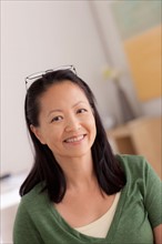 Portrait of woman smiling. Photo : Rob Lewine