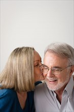 Portrait of smiling senior couple. Photo : Rob Lewine