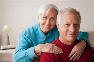 Portrait of smiling senior couple. Photo : Rob Lewine