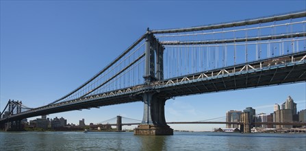 USA, New York state, New York City, Brooklyn Bridge.
