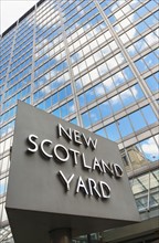 UK, England, London, New Scotland Yard building.