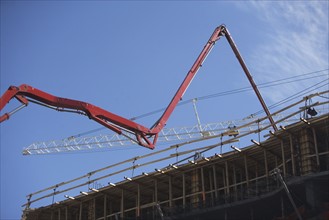 Cranes on construction site. 
Photo: fotog