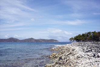 United States Virgin Islands, St. John, Coastline landscape. 
Photo: Winslow Productions