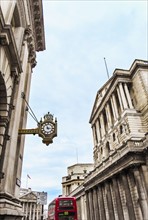 UK, London, Bank of England and Royal Exchange.