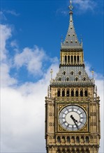 UK, London, Detail of Big Ben.