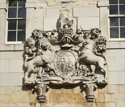 UK, London, Tower of London crest.