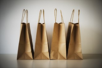 Studio shot of shopping bags. Photo : Daniel Grill
