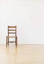Studio shot of old chair. Photo : Daniel Grill