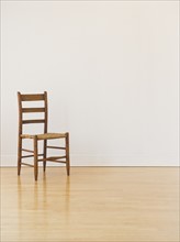 Studio shot of old chair. Photo : Daniel Grill