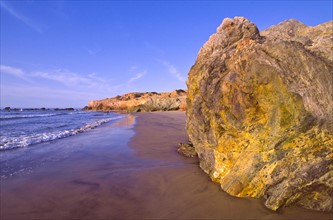 Mexico, Gulf of California, Baja California Sur, View of sandy beach. Photo: DKAR Images