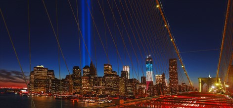 World Trade Center Memorial, Tribute in Light.