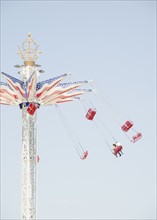 Carousel in amusement park. Photo: Jamie Grill