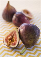 Close-up of fig fruits. Photo : Daniel Grill