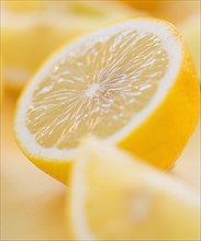 Close-up of lemon. Photo : Daniel Grill