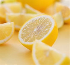 Close-up of lemon. Photo : Daniel Grill