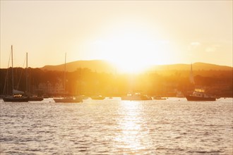 Epic sunset over Camden Harbour. Photo : Daniel Grill