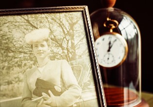 Vintage photo of woman.