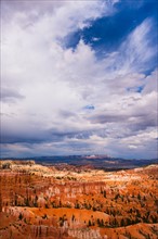 Landscape with rock formation