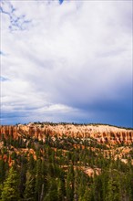 Landscape with rock formation