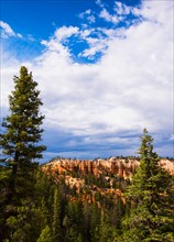 Landscape with rock formation