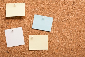 Corkboard with Note papers