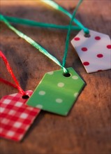 Colorful gift tags