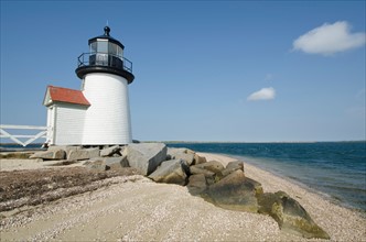 View of Brant Point lighthouse
