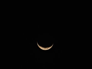 Crescent moon.