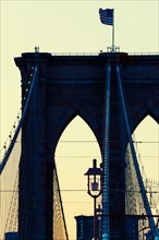 Brooklyn Bridge. New York City, New York.
