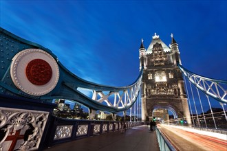 Low angle view of Tower Bridge