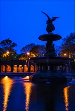 Bethesda fountain in Central Park.