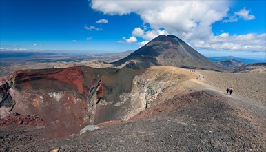 View over volcano