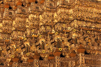 Detail of facade of Wat Arun Temple