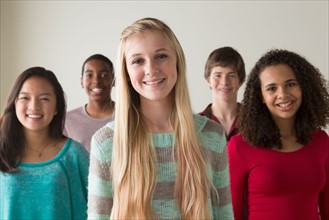 Group of teenagers (12-13,14-15,16-17)
