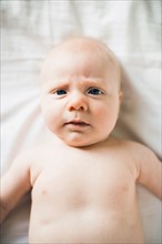 Portrait of baby boy (2-5 months)