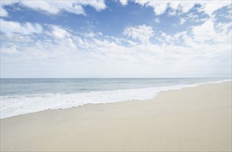 Empty sandy beach. USA, Massachusetts, Nantucket.
Photo : Chris Hackett