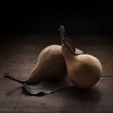 Studio shot of pears.