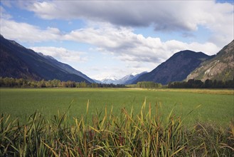 Pasture surrounded by mountains. British Columbia, Canada.
Photo : Kelly