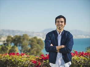 Portrait of smiling man.